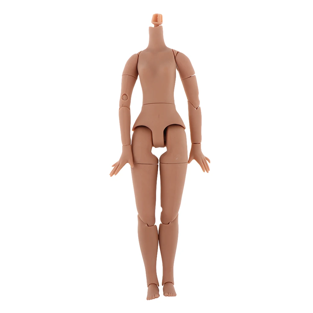 19-Jointed  Body Parts for 1/6 Neo Blythe Doll Custom Use Black Skin