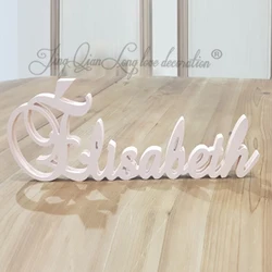 Custom Made Baby Name Sign, Children's Room Wall Decoration, Personalized Name Sign, Rustic Wedding Party, Baptism