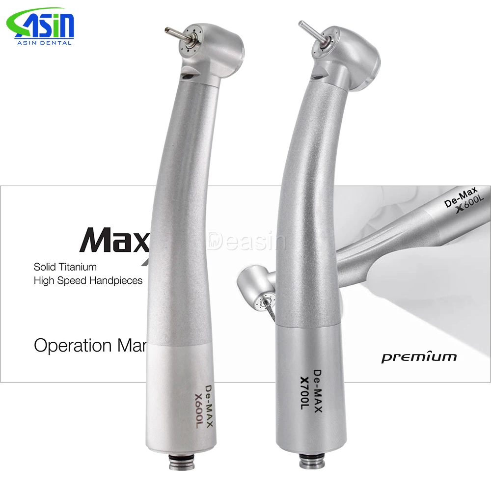 

ASIN De-MAX X600L X700L type Dental Optic LED High Speed Surgical Optical Handpiece with generator tool