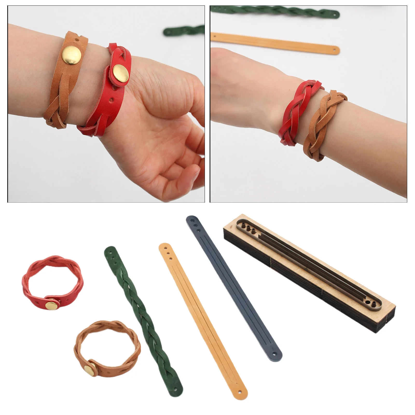 Metal Cutting Dies DIY Leather Bracelet Die Cut Knife Mould Hand Punch Tools