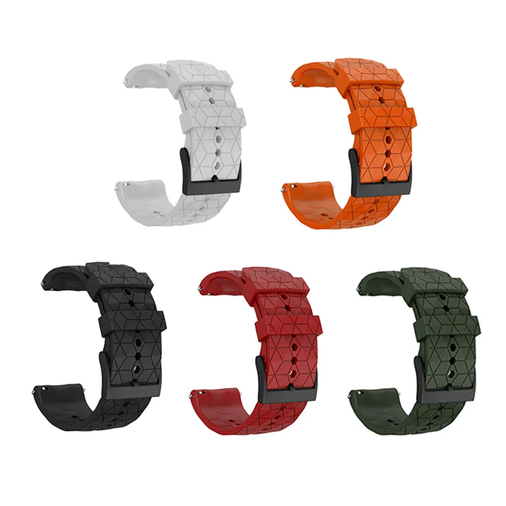 

24mm Silicone Watchband Wrist Strap Bracelet For Suunto 9 Baro Copper/Gold/G1 ZH /GRAPHITE/TITANIUM Smart Watch Accessories