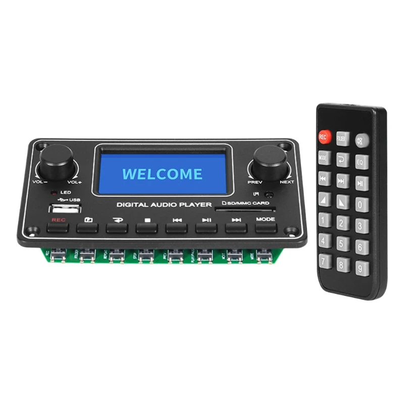 

9-12V MP3 Player Decoder Board Module Wireless Bluetooth-compatible Amplifier TF Radio USB Audio DIY Speaker Kit