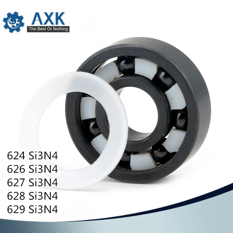 

624 626 627 628 629 Full Ceramic Bearing ( 1 PC ) 4*13*5 mm Si3N4 Material 624CE All Silicon Nitride Ceramic Ball Bearings