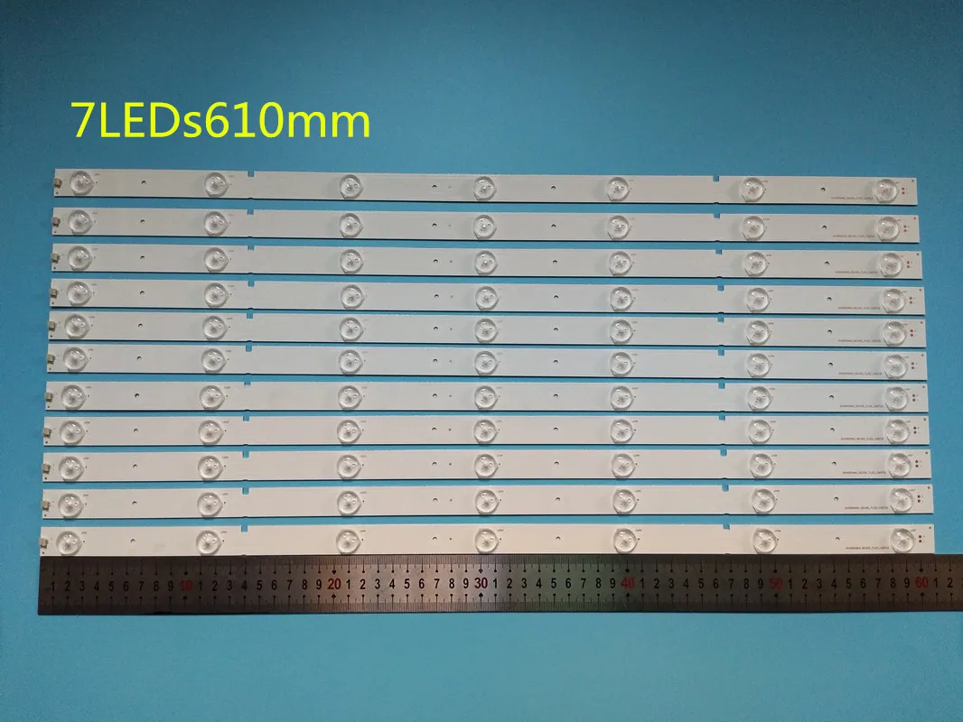 100% Original and new4set = 44 pieces For Hisense LED55K20JD LED5EC280JD retrolighting led to SVH550AA2-REV05-7LED-130719