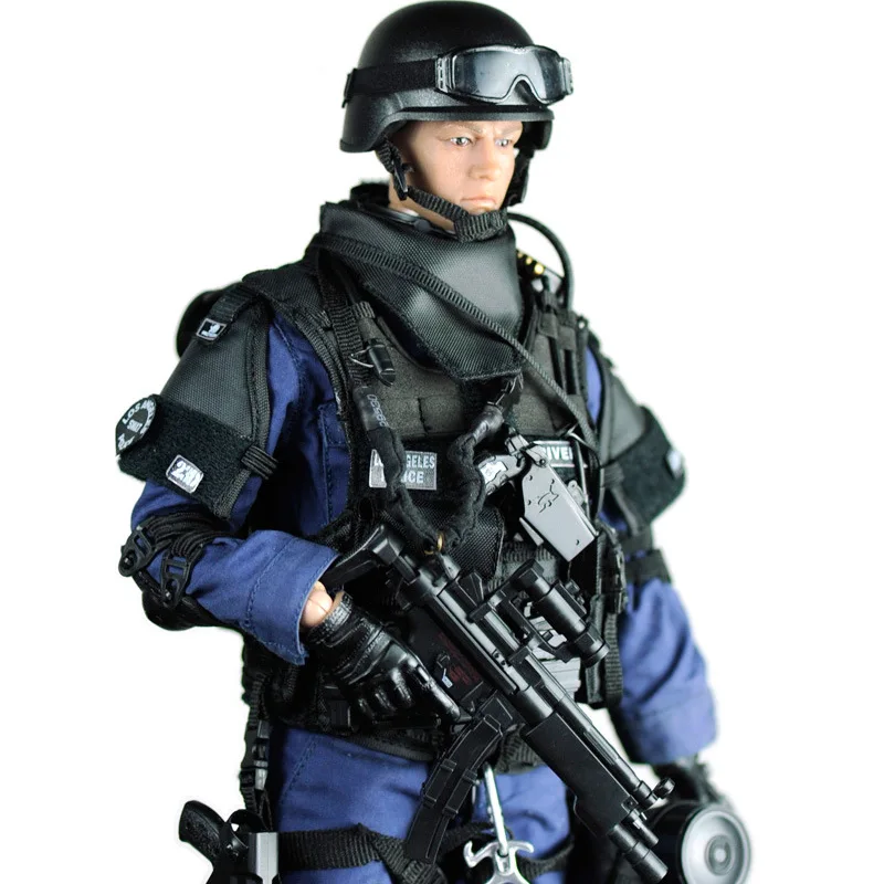 PATTIZ 1/6 City Police Figure Model Military Army Combat SWAT TEAM