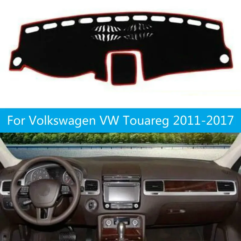 

For Volkswagen VW Touareg 2011-2014 2015 2016 2017 Dashboard Cover Mat Pad Sun Shade Instrument Protector Carpet Car Accessories