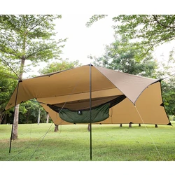 OneTigris – pare-soleil en Polyester 210T, 3x4m, Compact, polyvalent, Durable, sac à dos, bâche, tente de plage, auvent 100% étanche