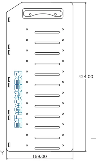 Estante de aleación de aluminio para disco duro, soporte de disipación de calor HDD multicapa, estante de expansión mecánico HDD para minería, 3,5