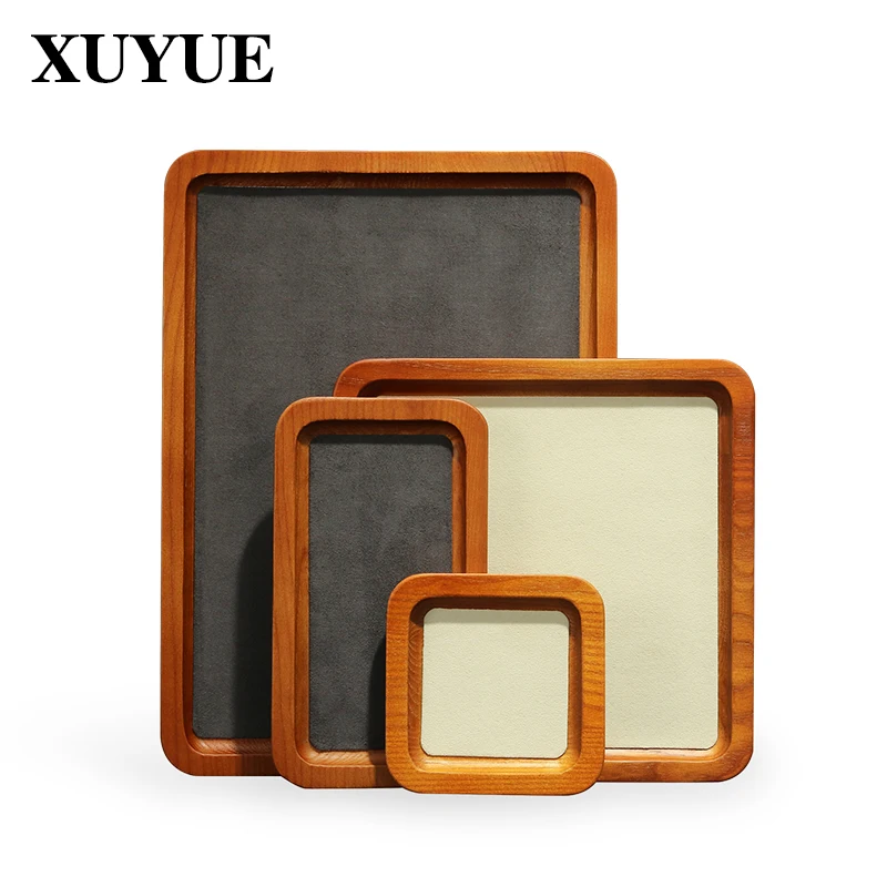 Jewelry Storage Tray Solid Wood Jewelry Wenwan Tray Jewelry Display Tray Necklace Earrings Ring Bracelet Tray jewelry organizer