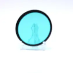 UV IR 컷 77mm 둥근 금속 프레임 링 블루 컬러 필터 BG39