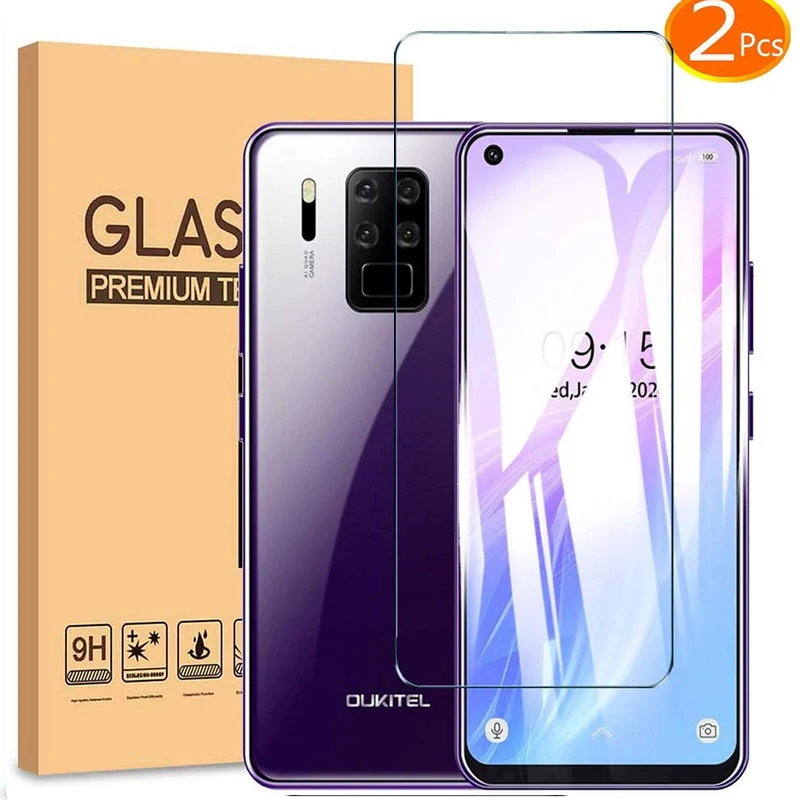 FOR Oukitel C18 Pro Tempered Glass Protective on Oukitel C18Pro Screen Protector Glass Film Cover