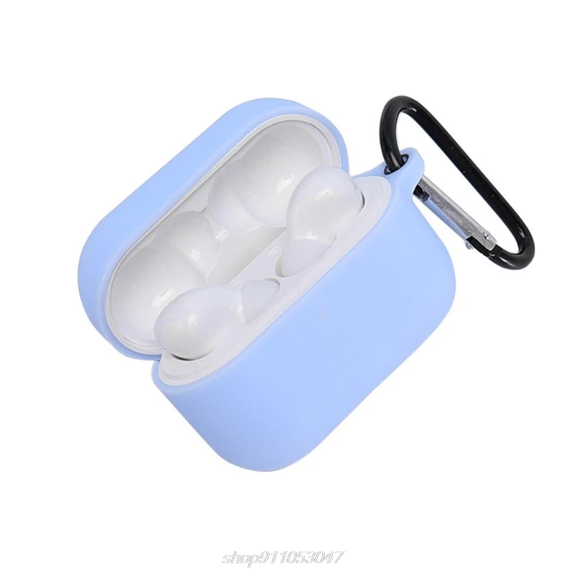 Anti-Vingerafdruk Stofdicht Beschermhoes Siliconen Case Met Karabijnhaak Voor Honor Oordopjes X1 Tws Draadloze D07 20 dropship