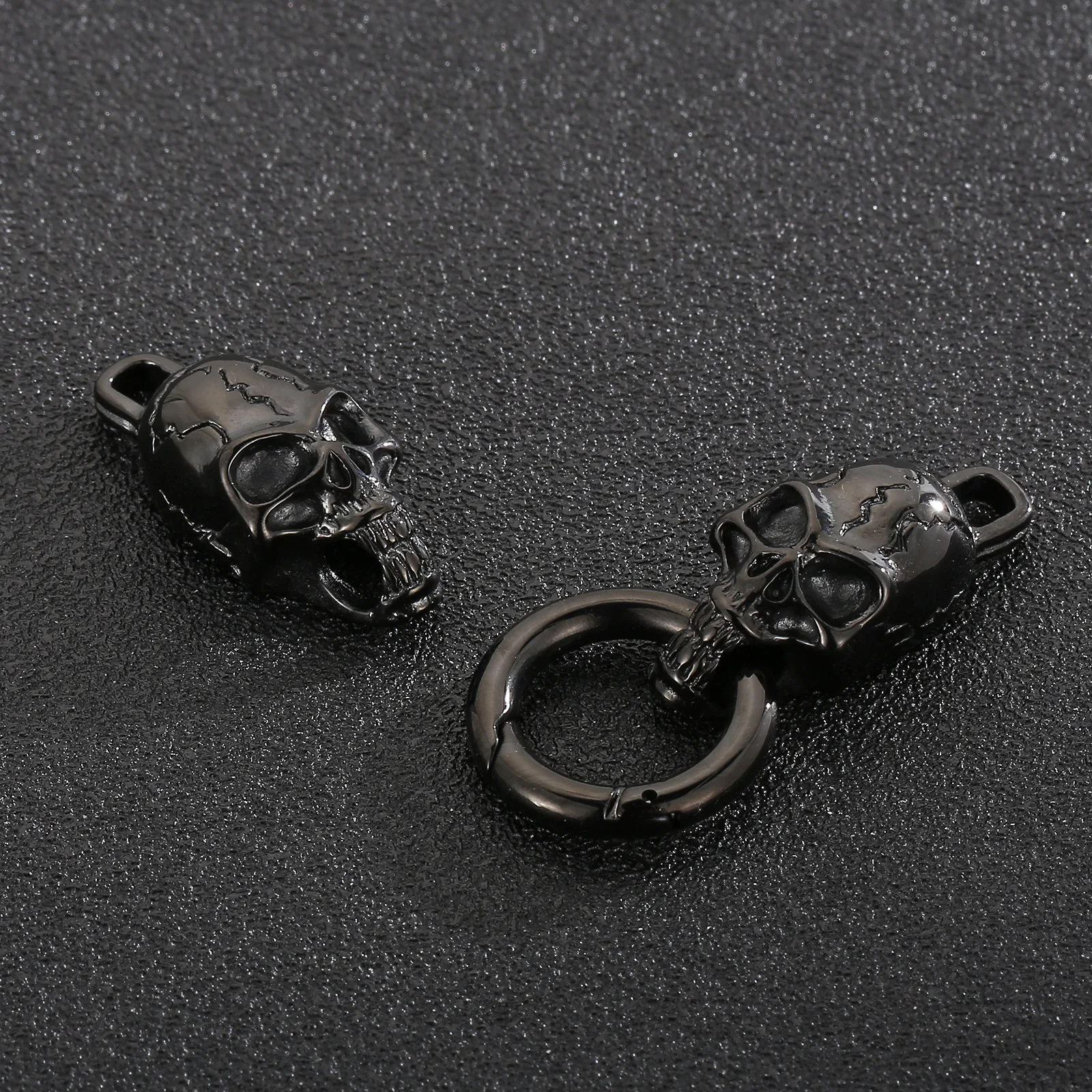Stainless Steel Skull Clasps Supplies For Jewelry Necklace Bracelets Hand Made Dragon Connected Clasps DIY Jewelry Making