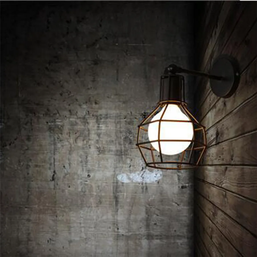 Imagem -05 - Retro Ferro Forjado Lâmpada Pingente de Madeira Braço Pendurado Luz Parede Industrial Luz Teto para o Quarto Sala Jantar Corredor Loft Luminária