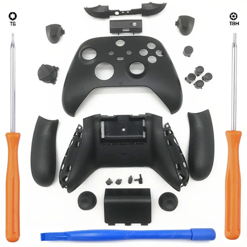 Untuk Xbox Series S & Xbox Series X Controller Set Lengkap Casing Cangkang Depan Belakang Cover Pelat dengan Tombol Gamepad Pengganti