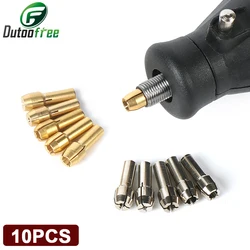 10pcs Dremel Mini Trapano Mandrino s Trapano Mandrino Adattatore Micro Pinza Mandrino Per Dremel 4000 3000 Accessori Dremel Per rotary Strumenti