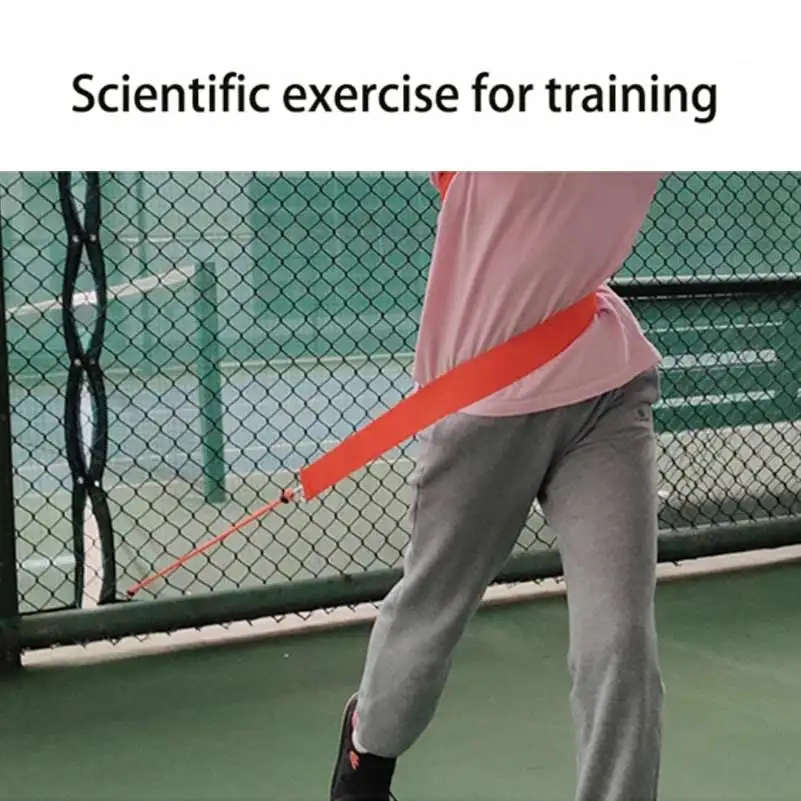 Portable Tennis Training Tool Base Self-study Trainer Tool Elastic Rope Professional Tennis Swivel Belt Tennis Accessories