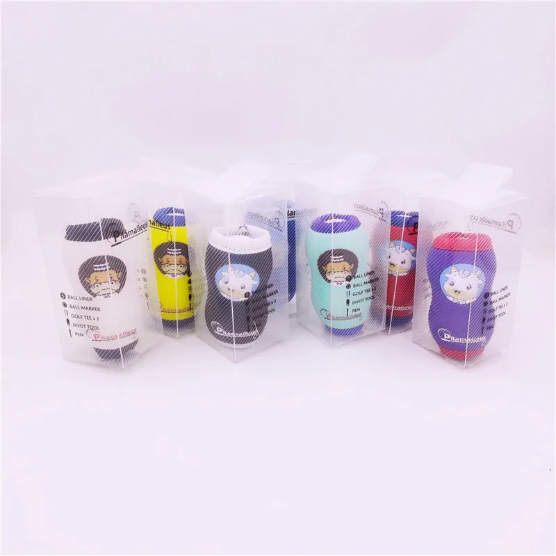 Cartoon Small Golf Ball Bag Bull Cow Mini Nylon Golf Bags Sporting Goods Acces Portable Small Pockets 7 Colors