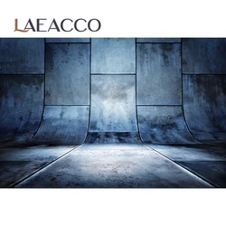 Laeacco Photography Backgrounds 3D Marble Square Slate Floor Bend Wall Baby Portrait Photo Backdrops Photocall Photo Studio