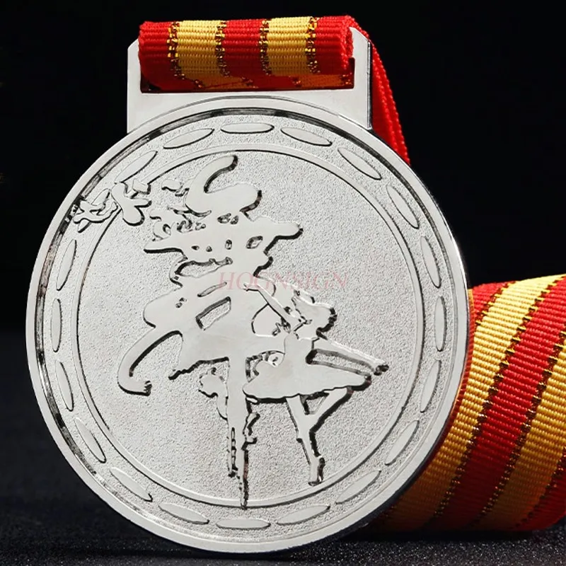 Latin Dance Dance Ballet Trophy Dance Competition Medal Competition Awards Dance Competition Medal Metal Trophy Yoga
