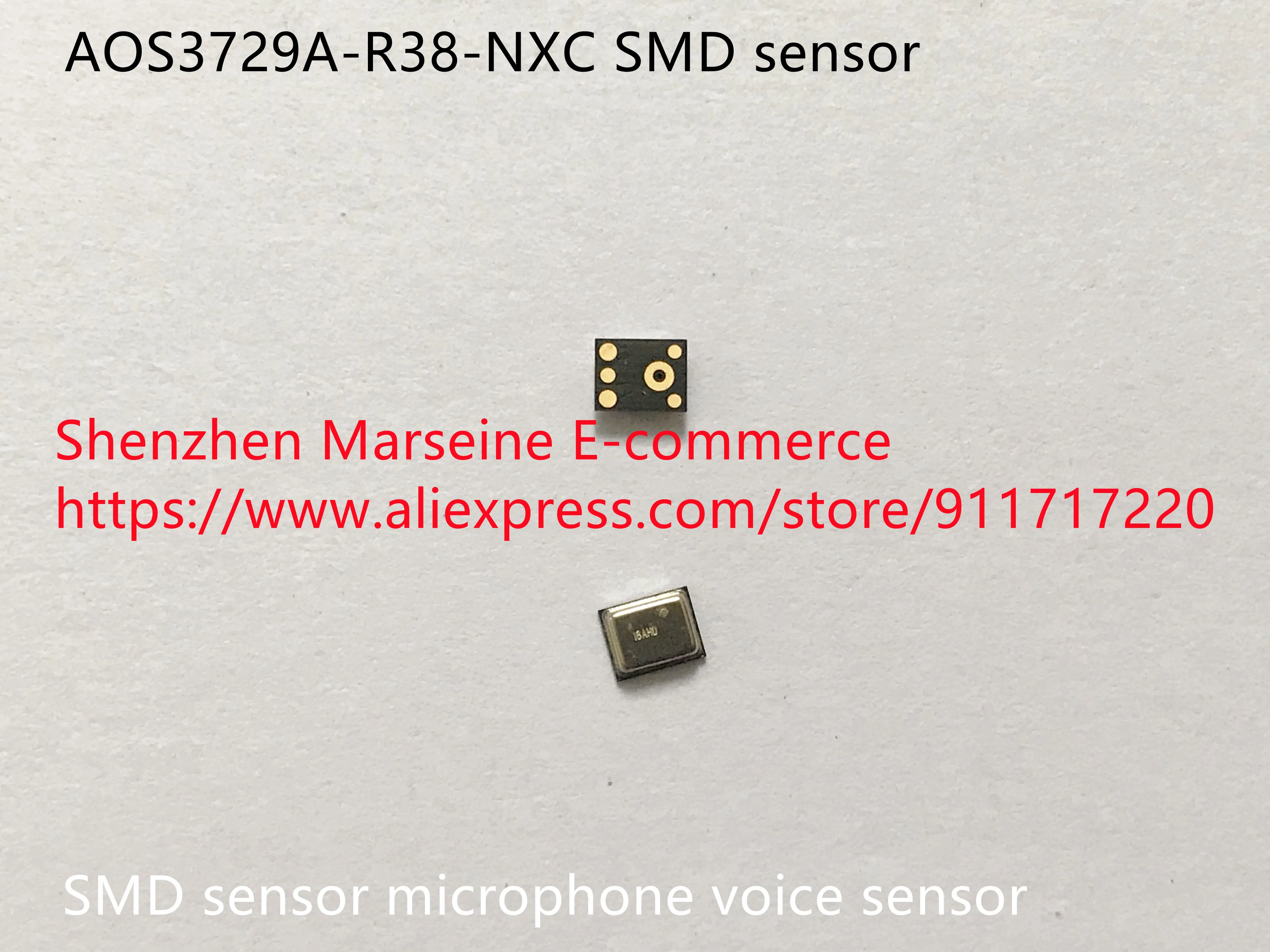 Original novo 100% AOS3729A-R38-NXC smd sensor microfone interruptor do sensor de voz