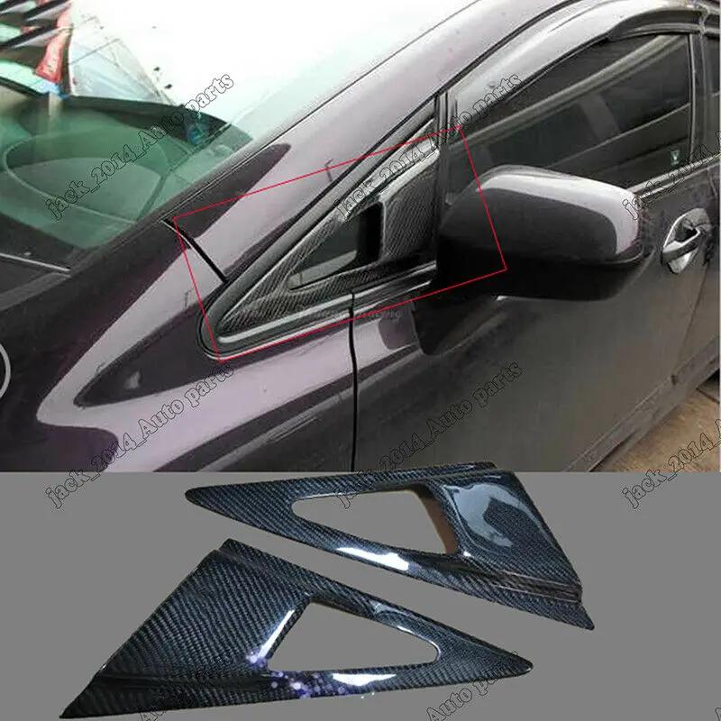 

Real Carbon Fiber Window Triangle Frame Trim Fit for Honda Honda Civic 2006 2007 2008 2009 2010 2011