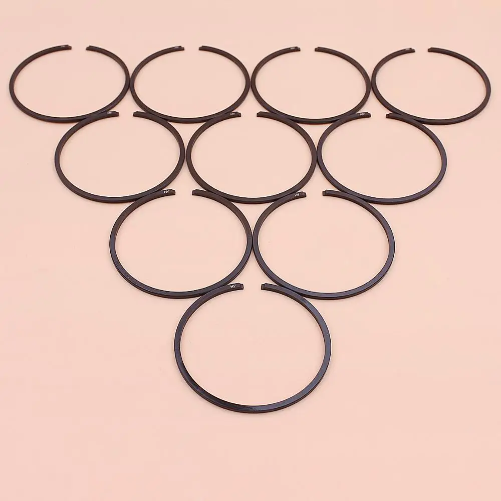 10pcs/lot 43mm x 1.5mm Piston Rings For MITSUBISHI TL43 Strimmer Trimmer Mower Engine Part