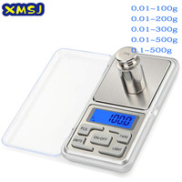 100/200/300/500g 0.01/0.1g Mini Digital Scale High Accuracy Backlight Electric Pocket Scale For Jewelry Gram Weight For Kitchen