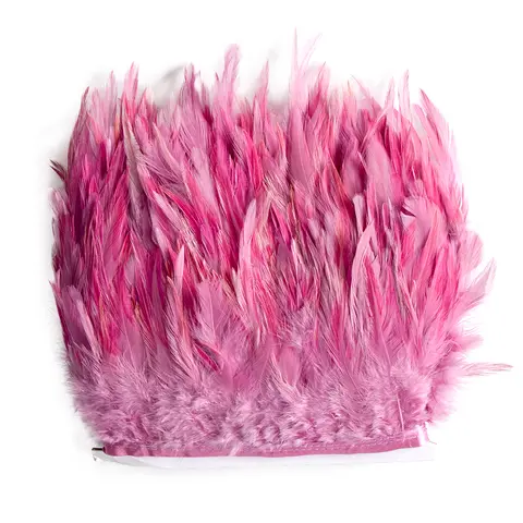 1Meter Saddle Pheasant Feathers Fringe Trim for Crafts Dress Decoration Free Natural Rooster Feather Multicolor Chicken Plumes