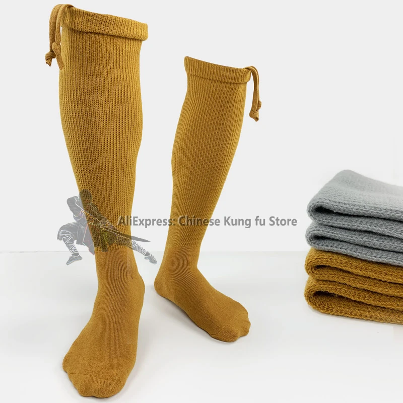 Winter Buddhist Monk Shaolin Kung fu Socks Wudang Taoist Meditation Tai Chi Footwear Martial arts Sports Stockings