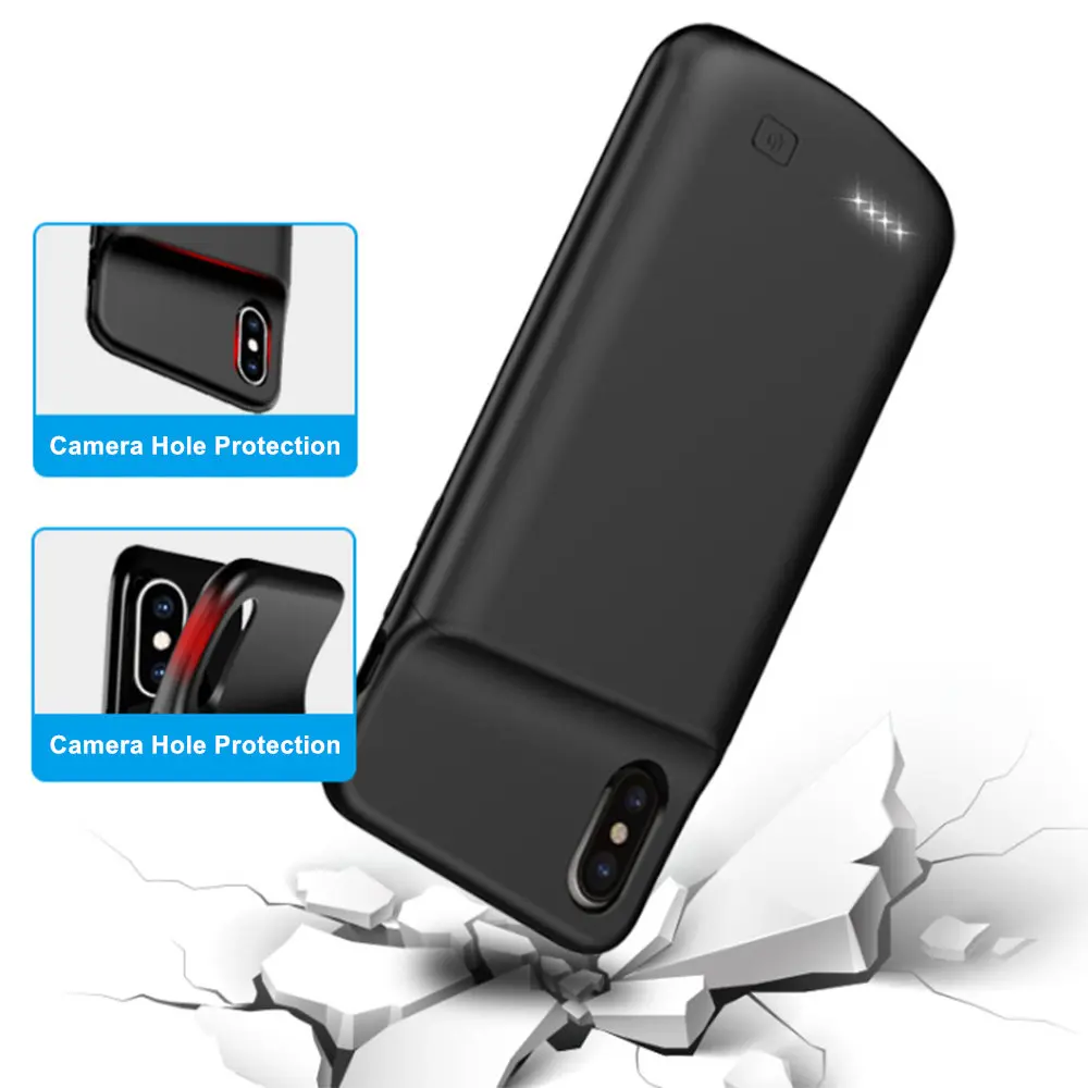 4000 Mah For iphone X Battery Case For iphone XS Power Bank Backup Cover Smart Audio output Charger For iphone XS Battery Case