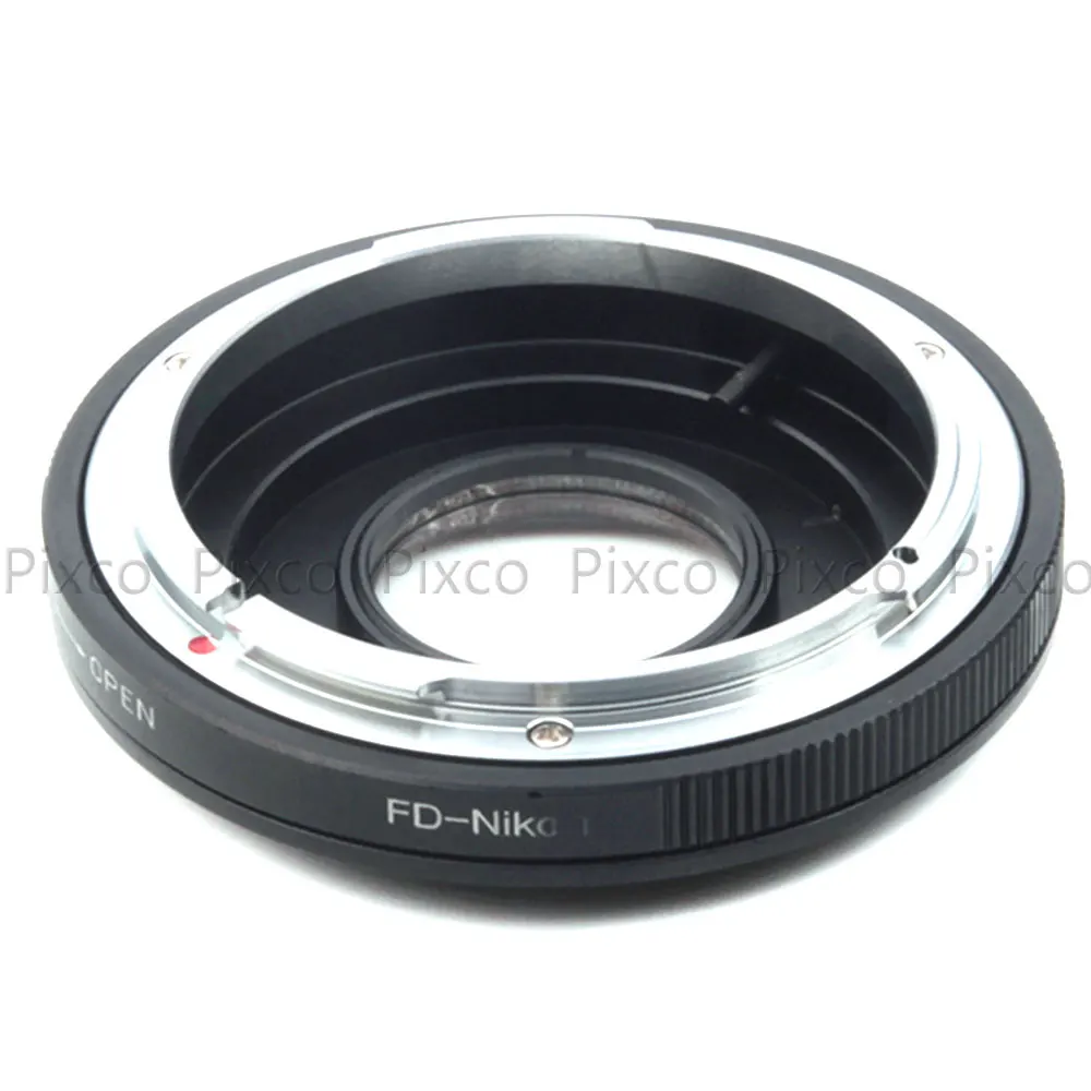 Адаптер PIXCO для крепления FD-Nik для объектива Canon FD для камеры Nikon (оптическое стекло)