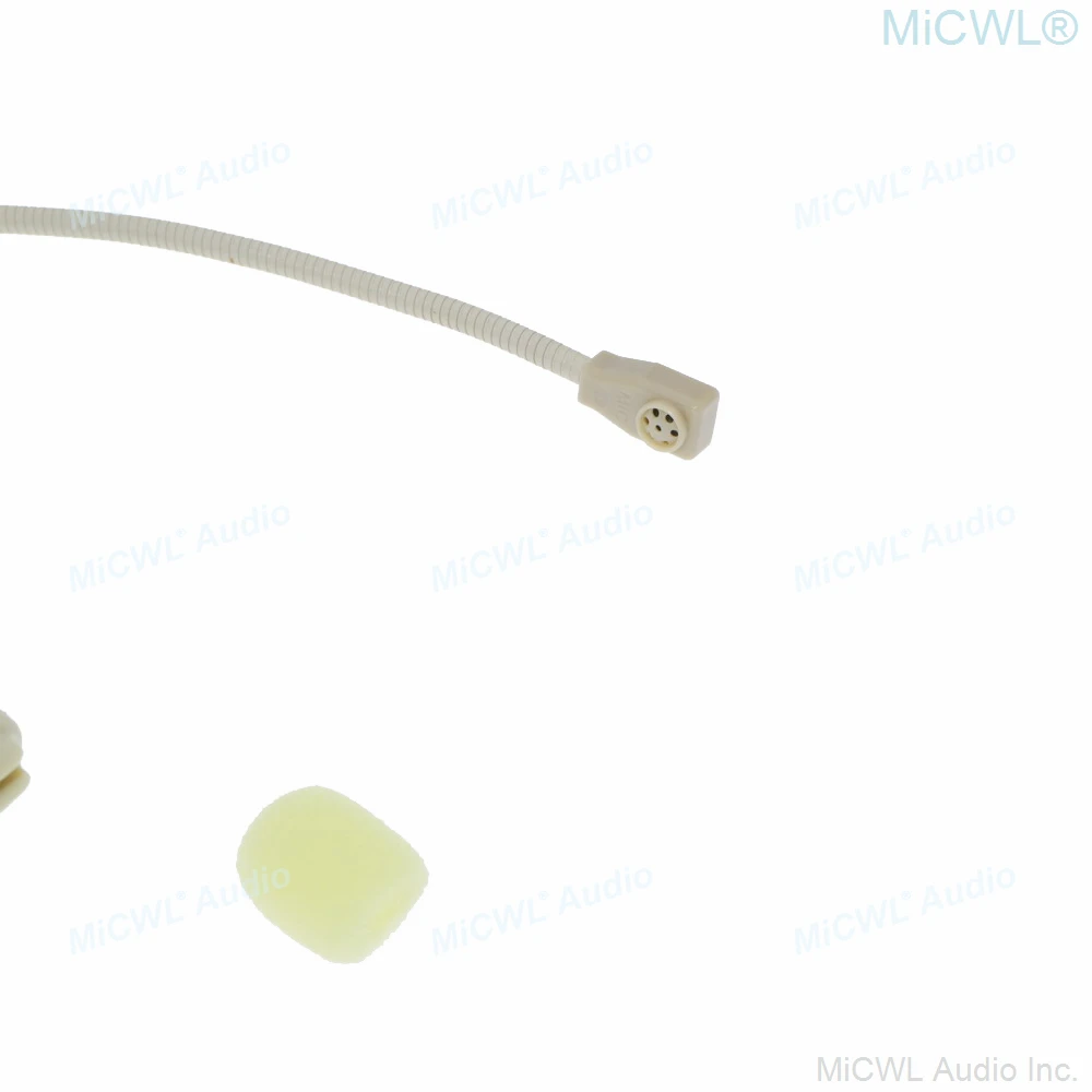 Beige Earset Haken Headset Mikrofon für Sennheiser G2 G3 G4 Wireless BeltPack Sender Unidirektionale Mikrofone