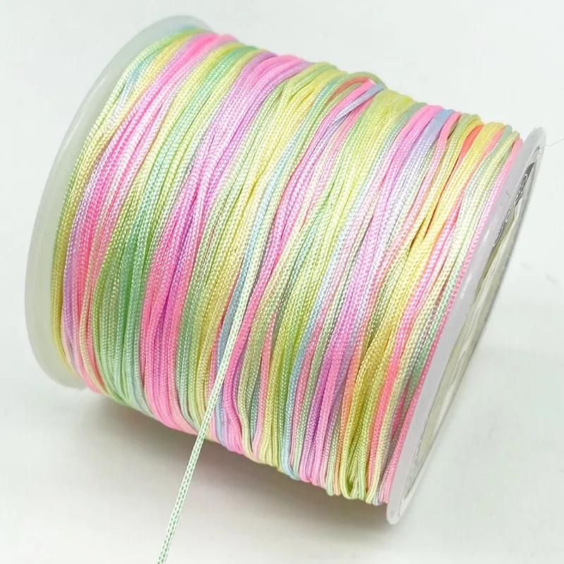 

100yards 0.8mm Nylon Cord Thread Chinese Knot Macrame Bracelet Braided String DIY Tassels Beading #RoLi