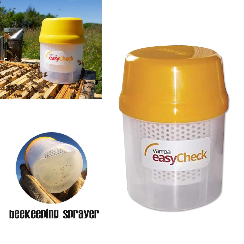 Varroa Mite Monitoring Easy Check Varroa Mite Killer Shake Mite Bottle Hive Tool For Beekeeper Beehive Bees Beekeeping Control B