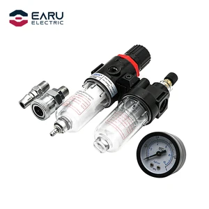 Hava-Yağ Ayırıcının Kompresörü ve Havadan Bir Su Filtresi-bu, Regülatörün Valften Basınca, AFC2000 AFR2000 + AL2000 G1/4'e kadar olmasını önlemek için kullanılır 5 sıcak satış yüksek kalite vana basınç regülatörü-no. 4