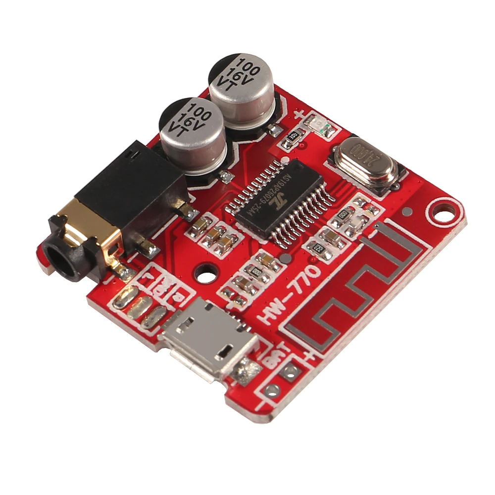 

Bluetooth Audio Receiver Board Bluetooth 5.0 MP3 Lossless Decoder Board Wireless Stereo Music Module 3.7-5V XY-BT-Mini