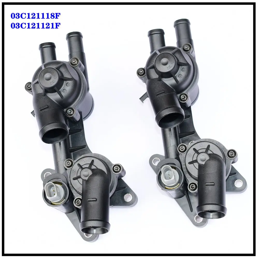 Single and double cycle thermostat For  Passat B6 B7  Golf 2010-2013 Polo For Skoda Octavia 1.4 1.6 03C121118F