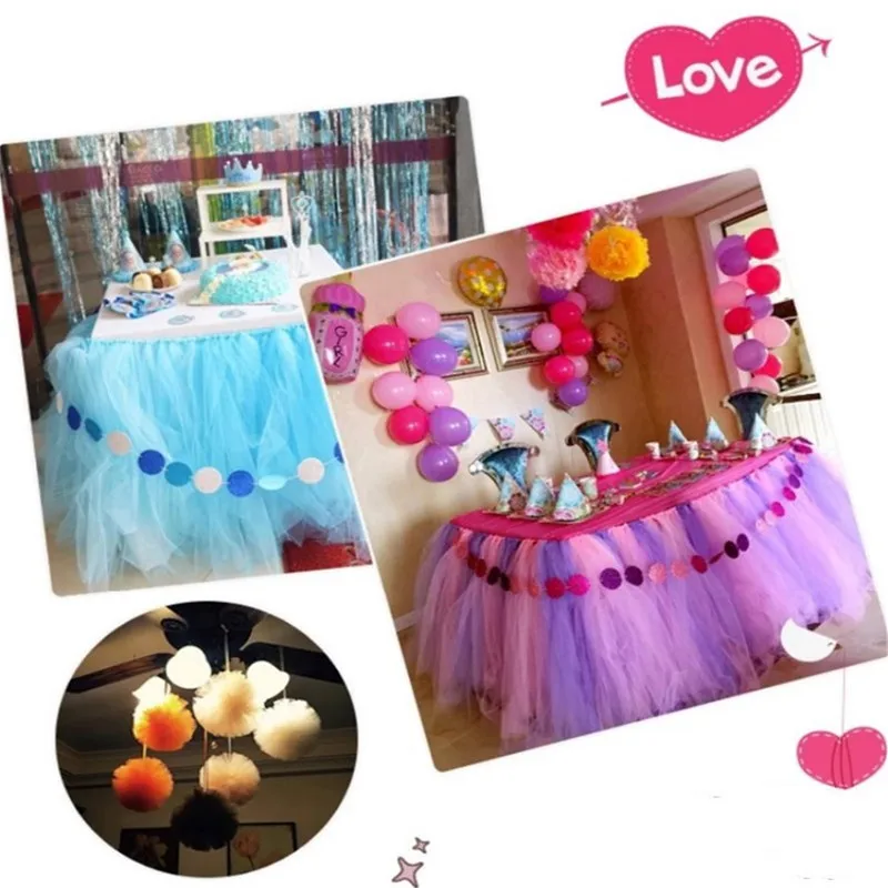 30 Cm 100 Yds Tulle Roll Spool Fabric for Baby Shower Table Skirt Wedding Party Decorations Organza Cloth Festive Decor Supplies