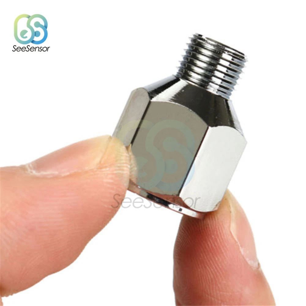 1/4\'\' BSP Female to 1/8\'\' BSP Male Airbrush Air Hose Adapter Connector Spray Pen Transfer Connecter Quick Coupler Pipe Fittings