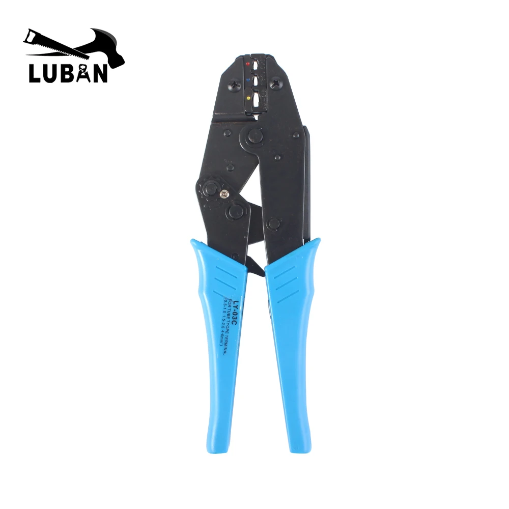 LY-03C สายไฟยุโรปสไตล์เครื่องมือ Crimping Plier 0.5-6mm2เครื่องมือหลายเครื่องมือมือ
