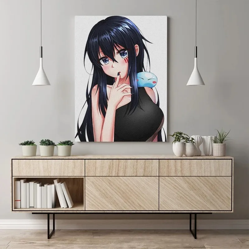 Shizue Izawa Tensei Shitara Slime Datta Ken Anime Posters Canvas Painting Wall Art Picture Decoration for Living Room Decor