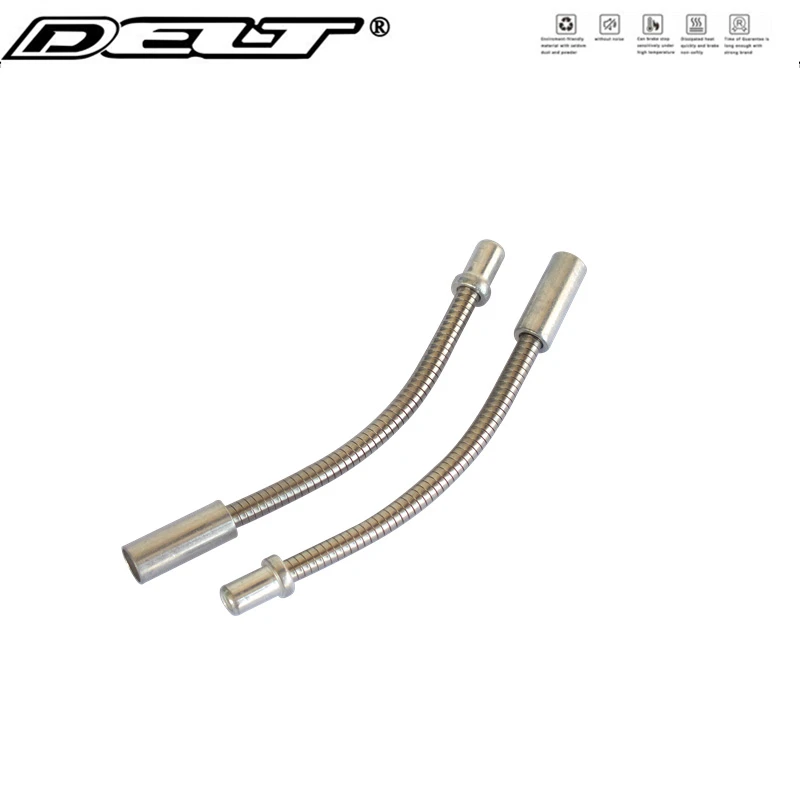 DELT 10 pcs Bicycle V Brake Wire Tube,Mountain Folding Bike Cable Tube, Guide Hose Pipe Stainless steel Parts