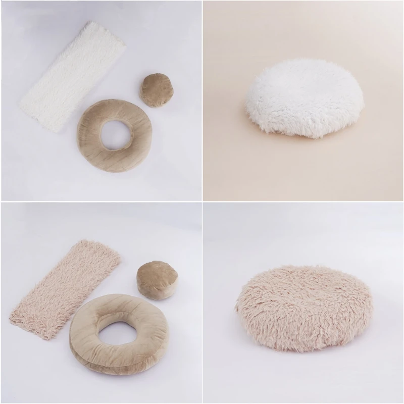 Newborn Photography Props Accessories Seat Cushion Baby Posing Assist Cushion Infant Backdrop Blanket Mat Studio Photo Shooting