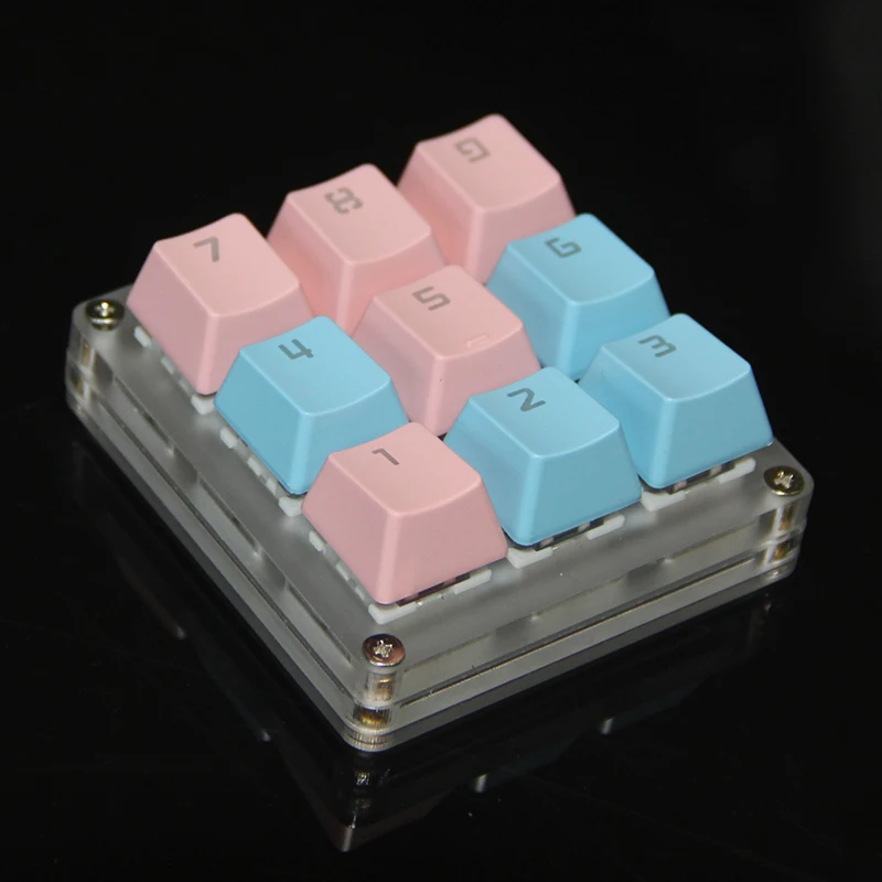 Mini 9 Key B face RGB Support Macro Function Type C Switches Mechanical Keyboard For Gaming Photoshop Programming Numpad