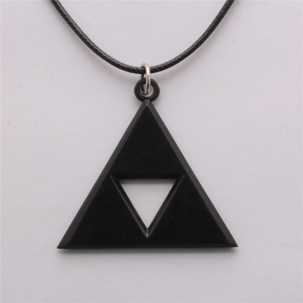 Vintage Legend LOZ Pendant Necklace for Men Women Triforce Triangle Amulet Choker Necklace Cosplay Party Jewelry Gifts