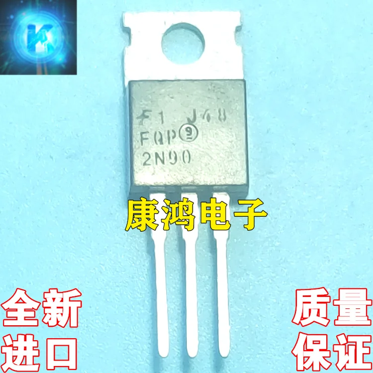 Original 5pcs/  FQP2N90 2N90 TO-220 MOS 2A 900V