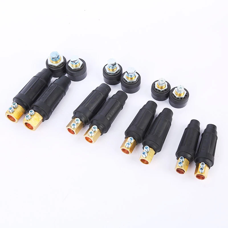 Chinese Square Cable Quick Connector Welding Machine Fast Plug Copper Fitting Female Male Cable Connector Socket AdaptorDKJ16-95