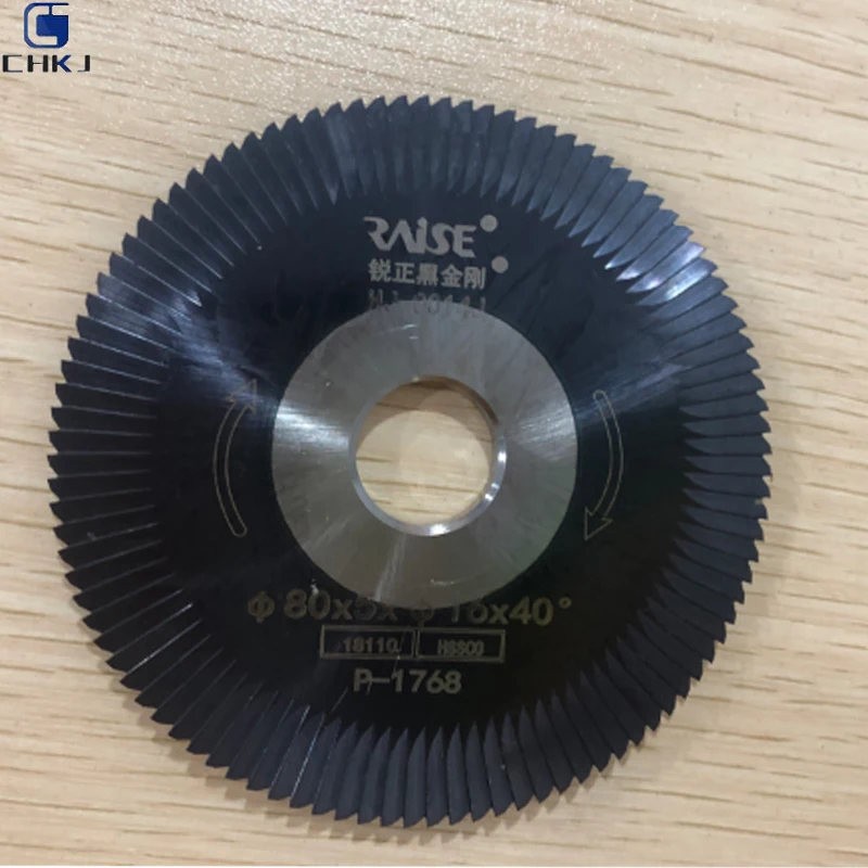 CHKJ Ruizheng Tungsten Steel Double-sided Angle Knife Milling Cutter P01W For SILCA BRAVO,BIANCHI,DUO,Key Cutting Machines