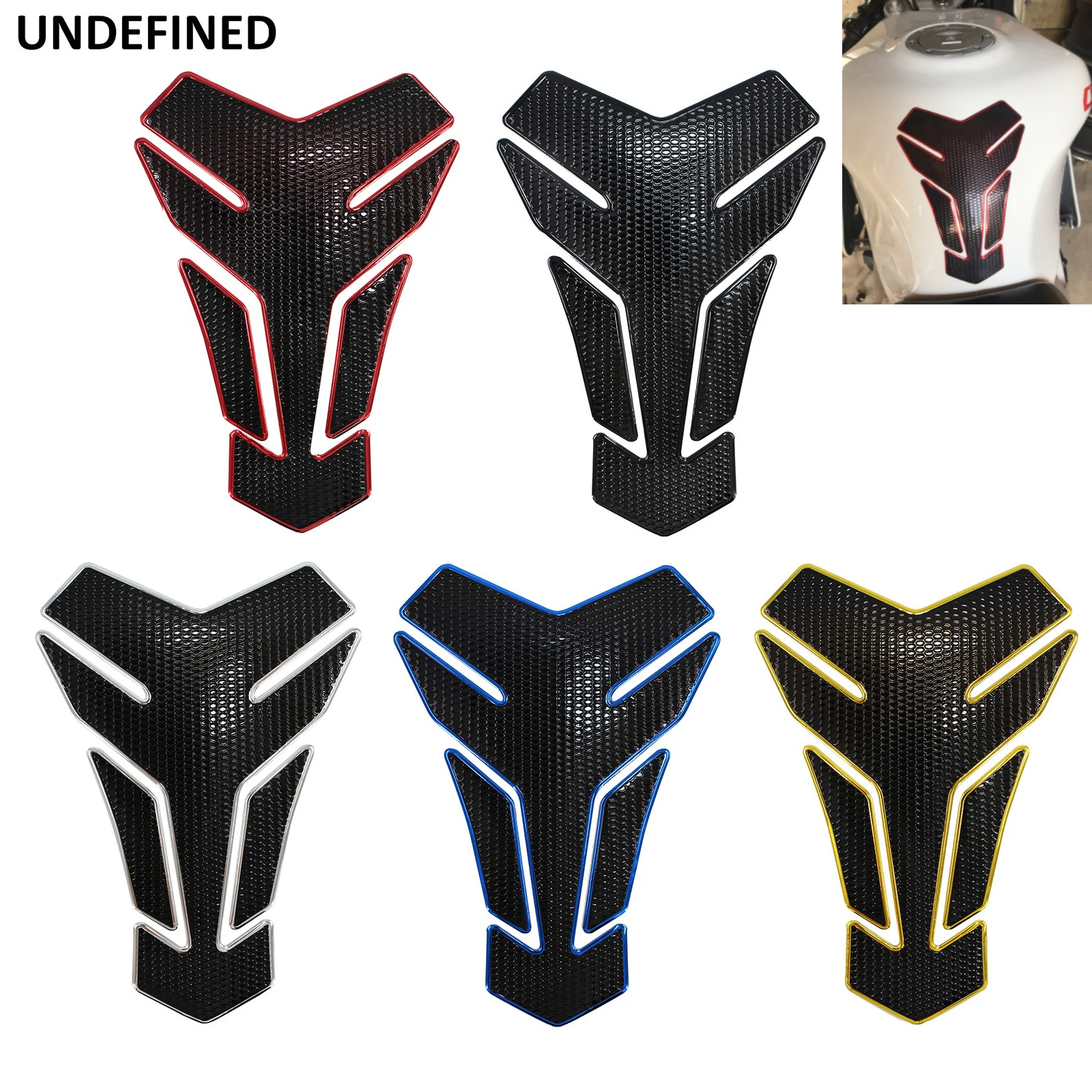 Motorcycle Tank Pad Sticker Gas Fuel Protector Decal 3D for Suzuki Victory Yamaha Honda CBR650f CB1300 YFZ Bandit 600 650 BMW